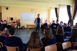 Prelekcja i warsztaty dla uczniów klas trzecich